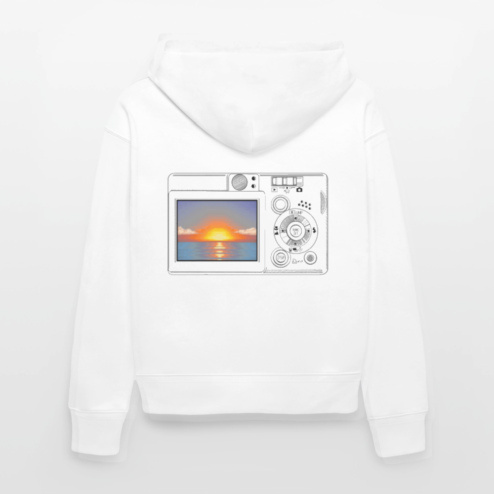 Back To Bliss - Camera - Hoodie - Espresso Ensemble - white
