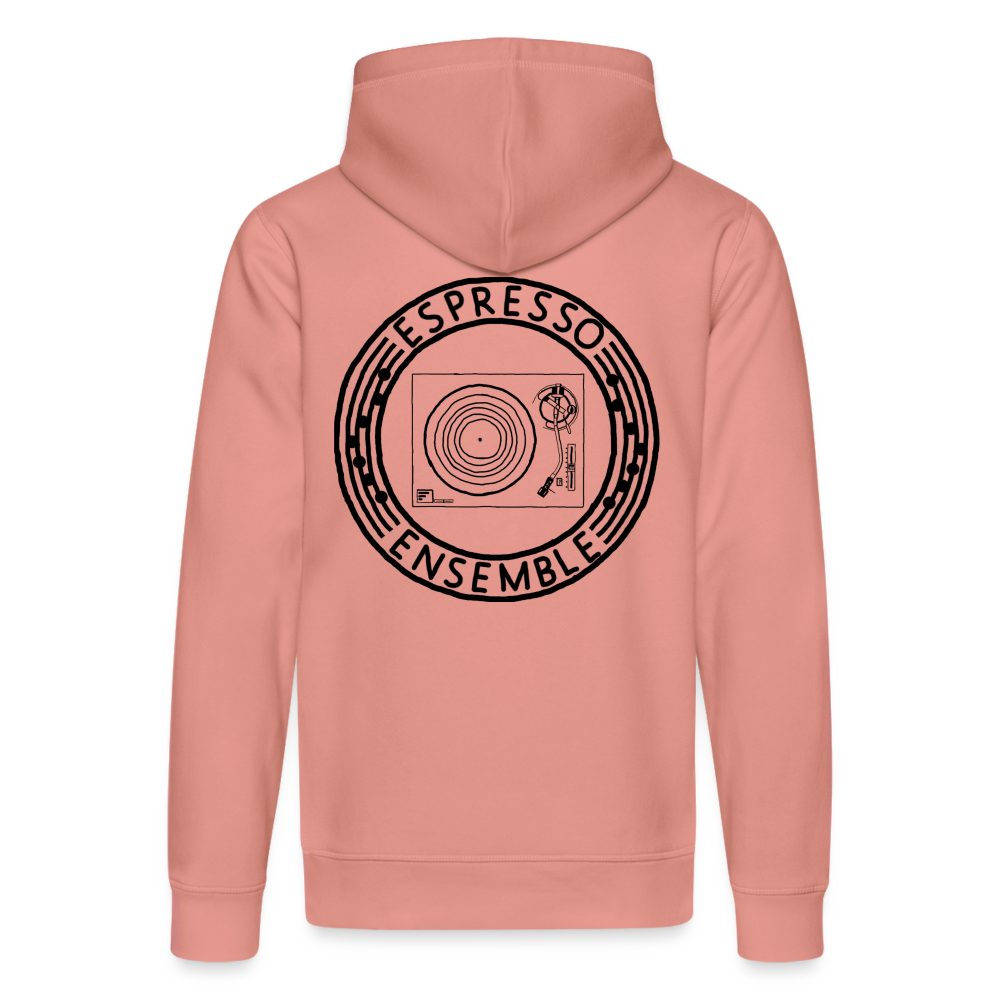 Espresso Ensemble - Turntable (Hoodie) - canyon pink