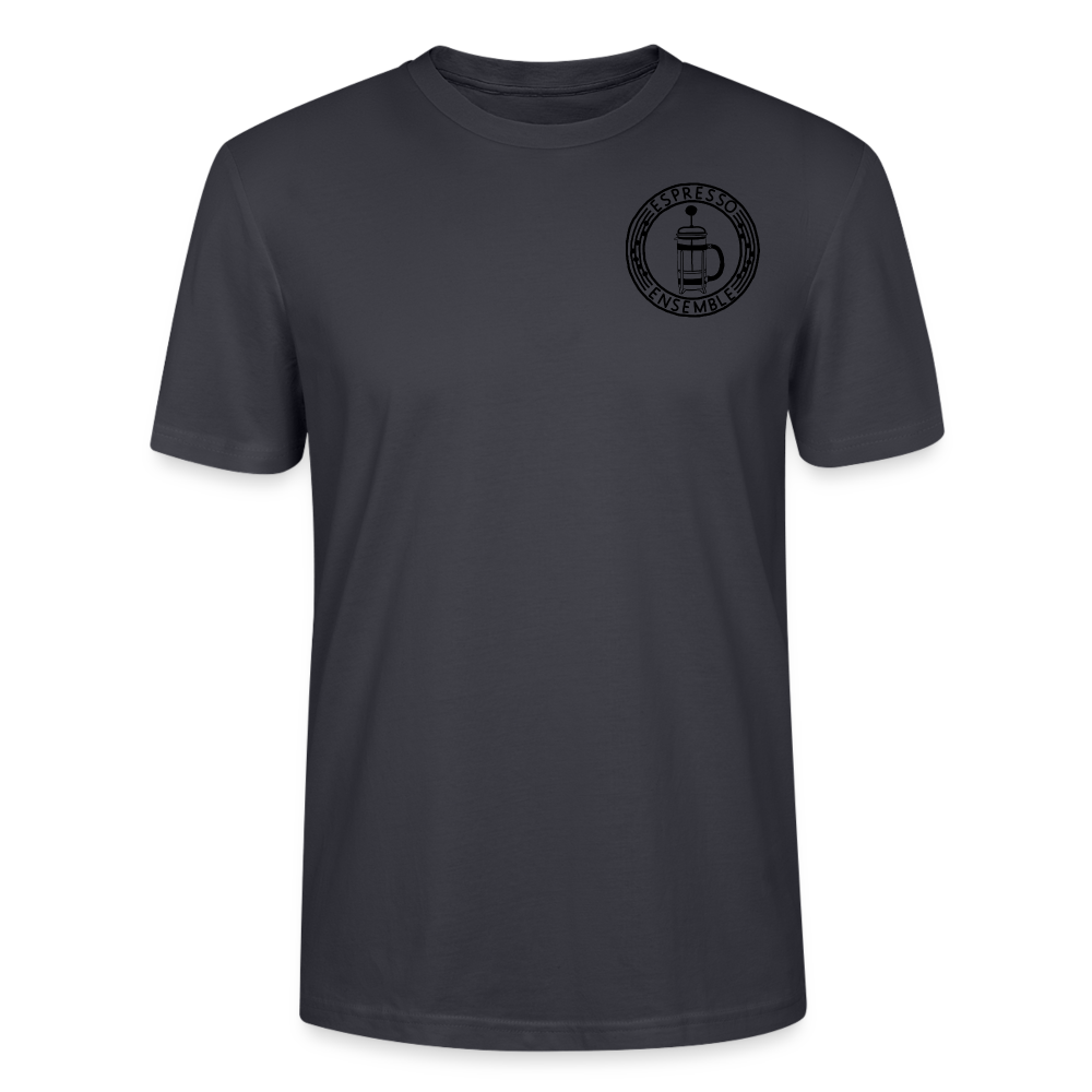 Espresso Ensemble - French Press (T-Shirt) - India Ink Grey