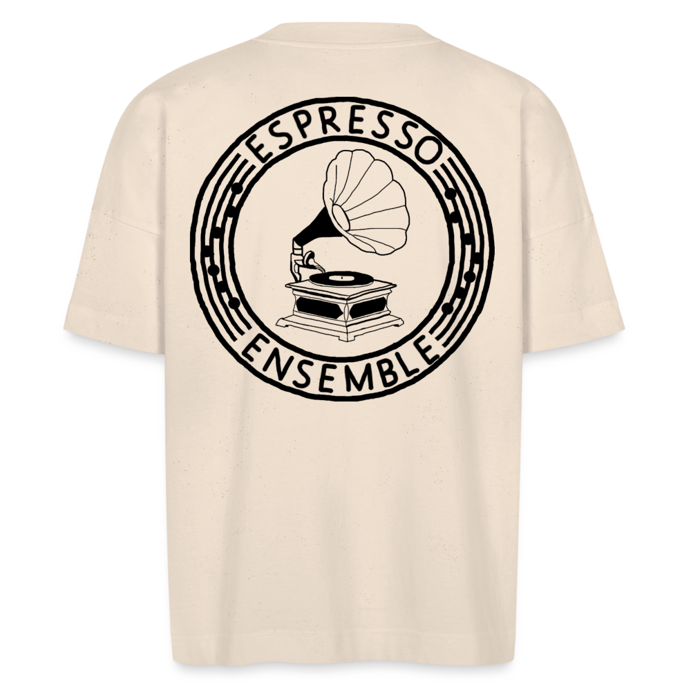 Espresso Ensemble - Gramophone (Oversized Tee) - natural raw