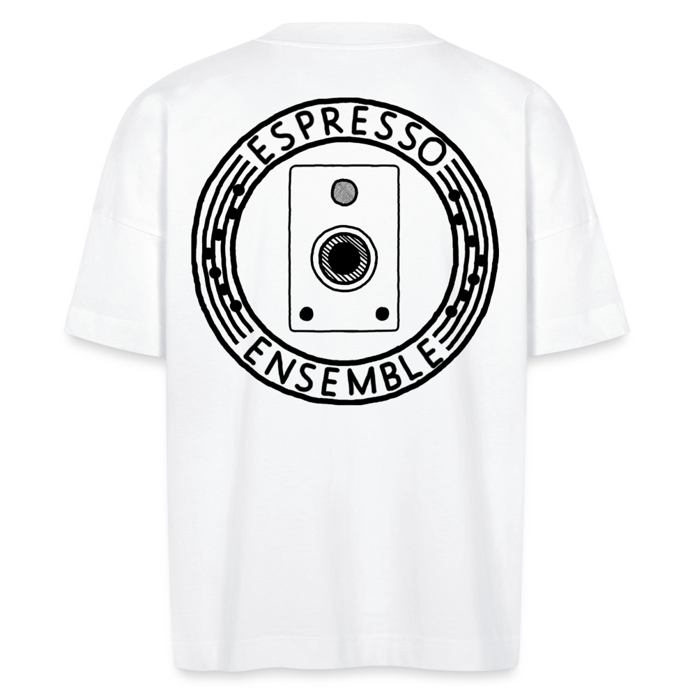 Espresso Ensemble - Monitor (Oversized Tee) - white