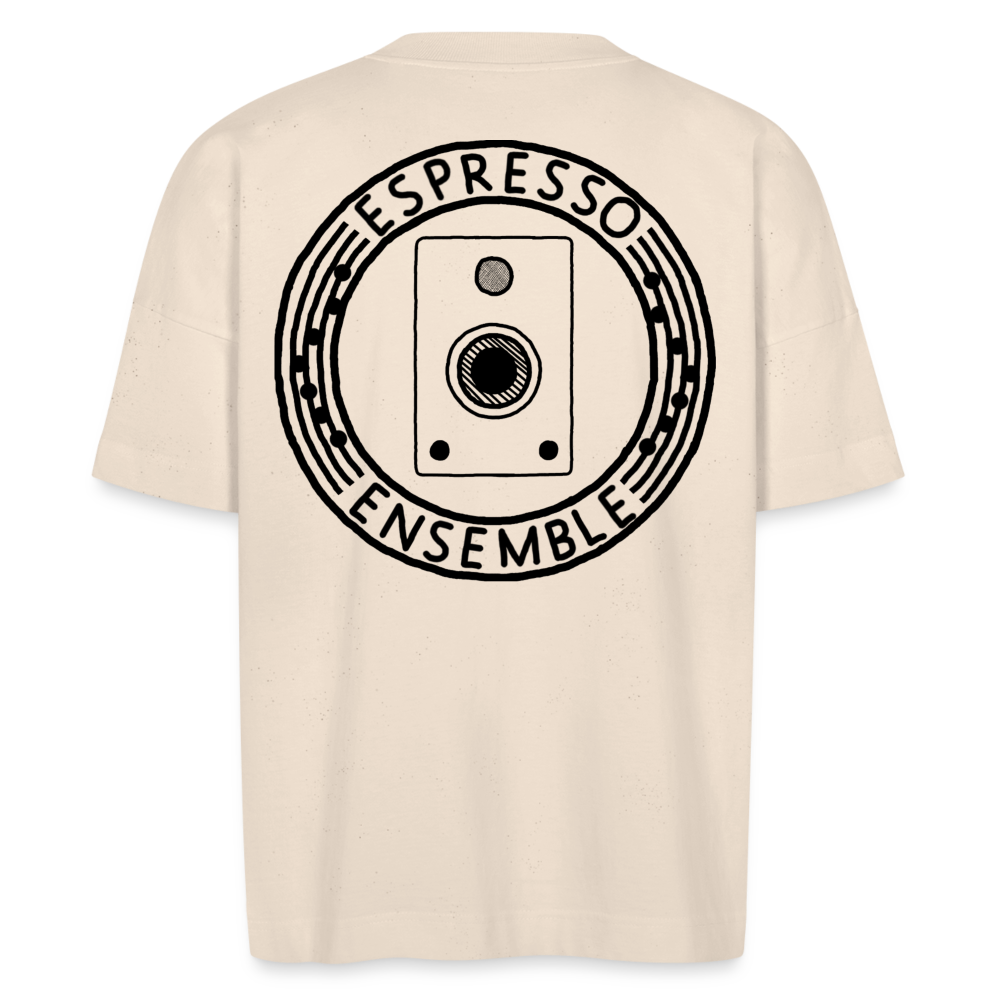 Espresso Ensemble - Monitor (Oversized Tee) - natural raw