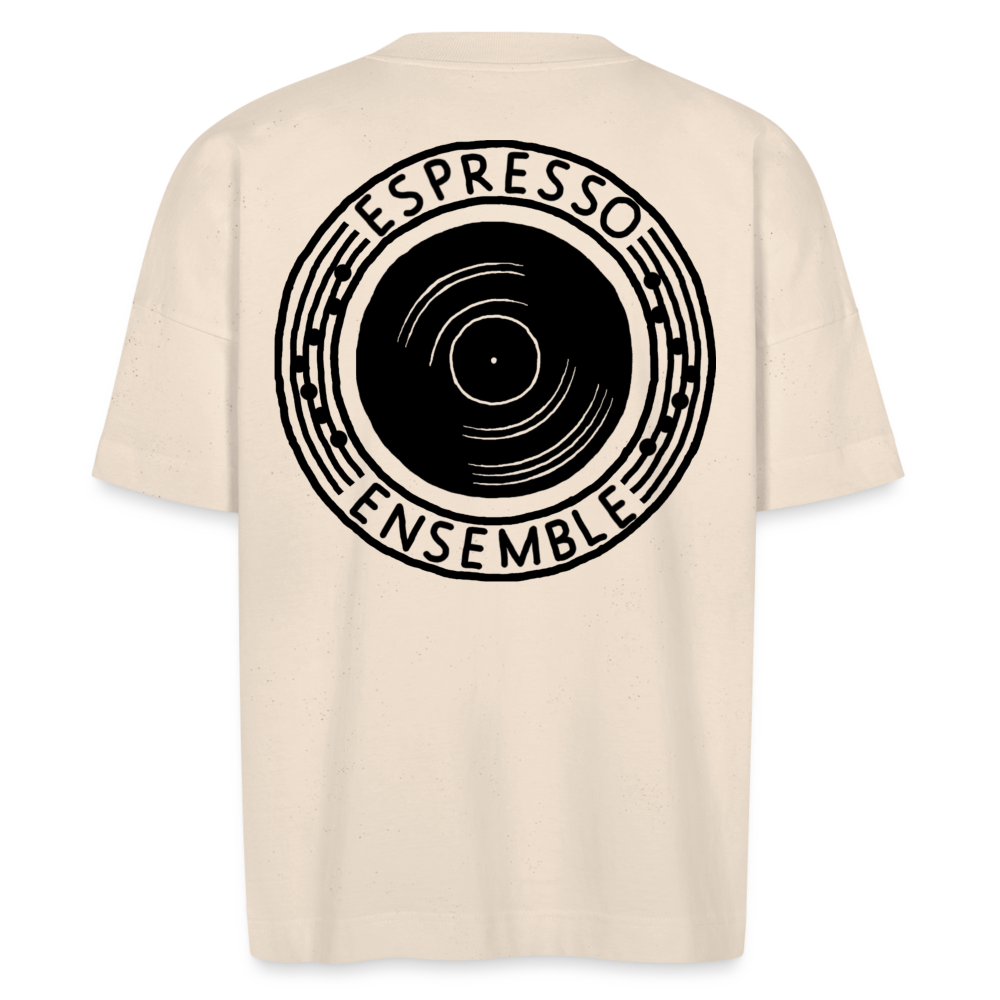 Espresso Ensemble - Vinyl (Oversized Tee) - natural raw