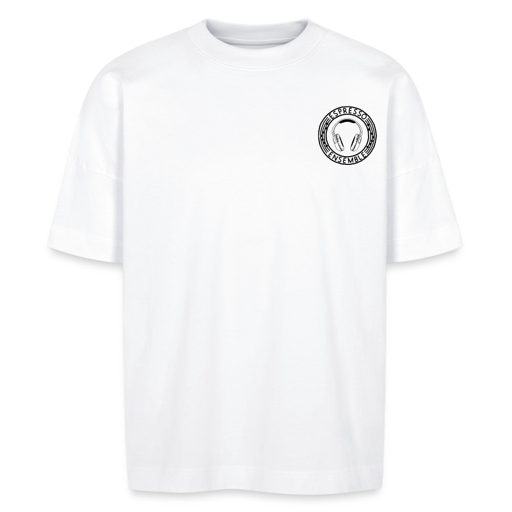 Espresso Ensemble - Headphones (Oversized Tee) - white