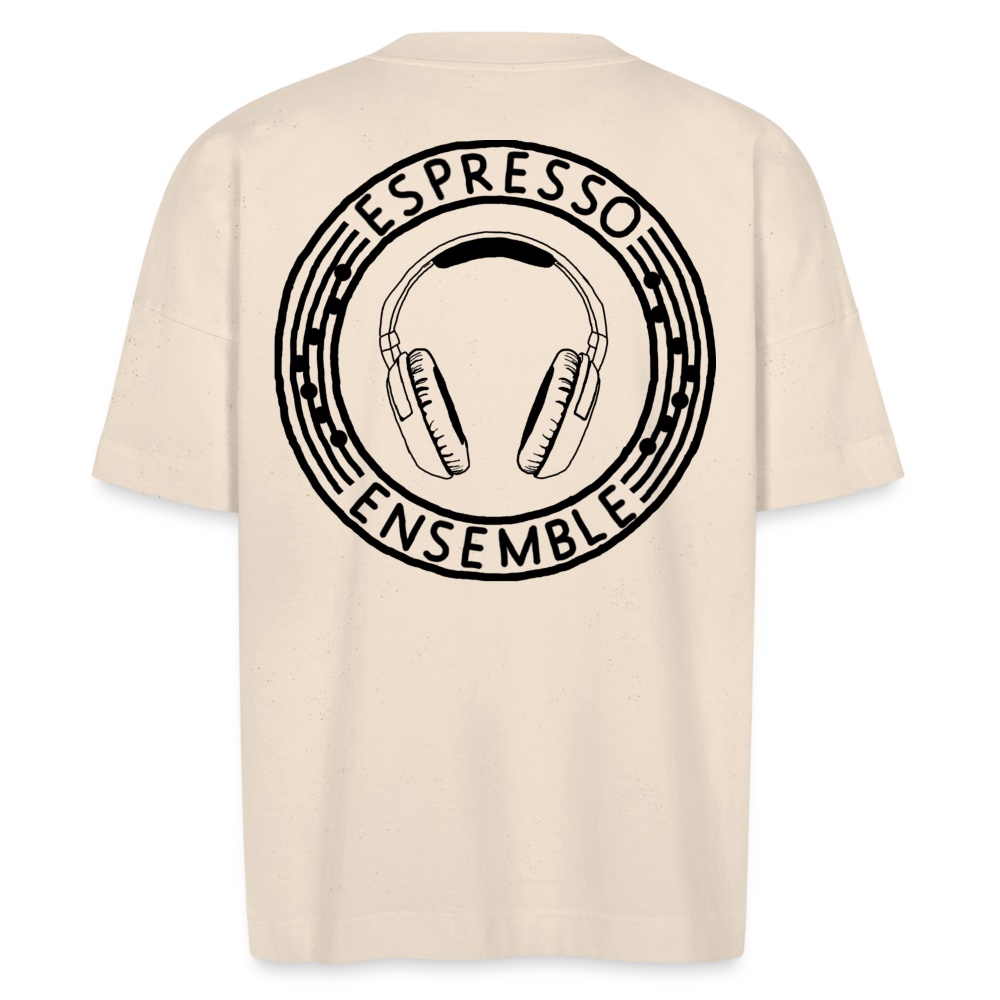 Espresso Ensemble - Headphones (Oversized Tee) - natural raw