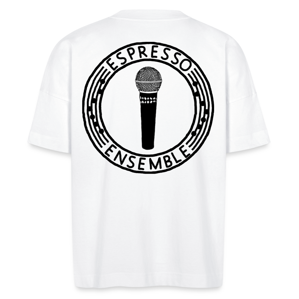 Espresso Ensemble - Microphone (Oversized Tee) - white