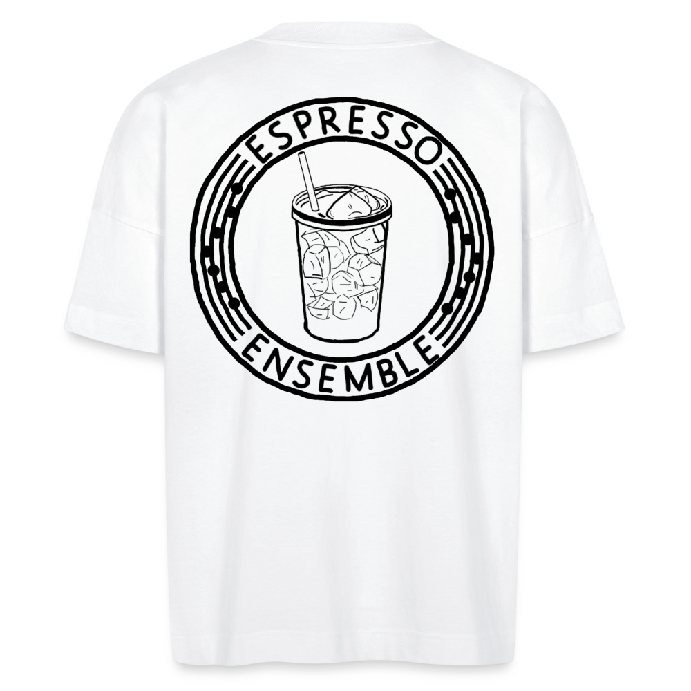 Espresso Ensemble - Iced (Oversized Tee) - white