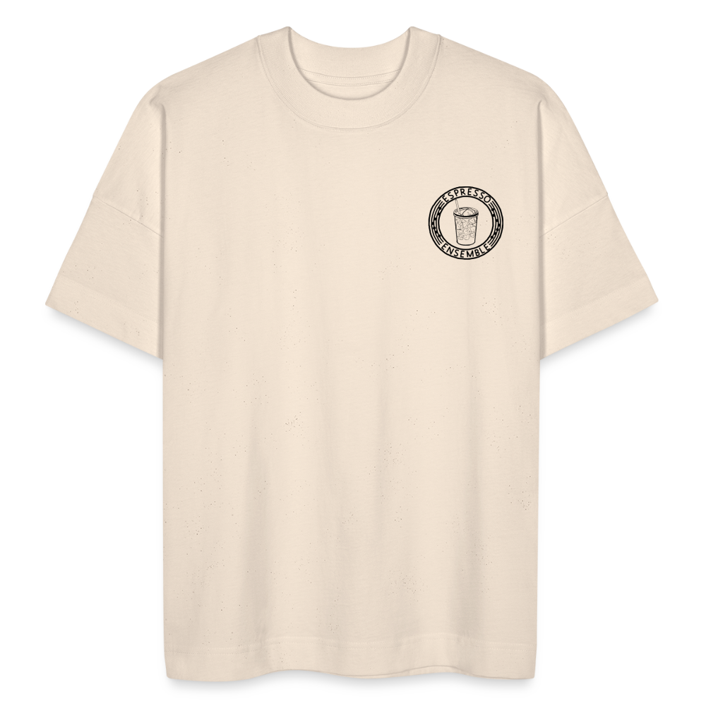Espresso Ensemble - Iced (Oversized Tee) - natural raw