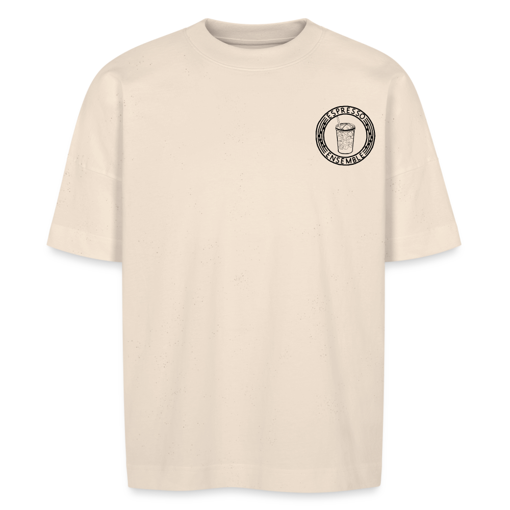 Espresso Ensemble - Iced (Oversized Tee) - natural raw