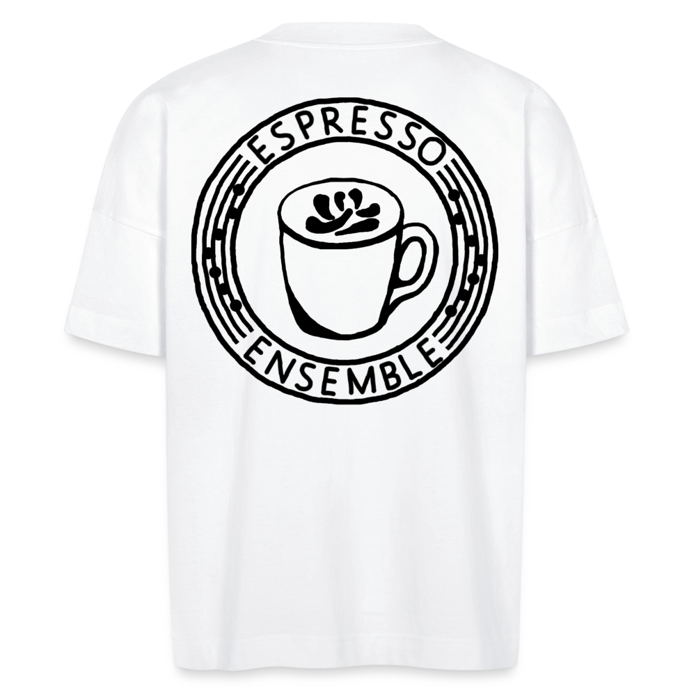 Espresso Ensemble - Latte (Oversized Tee) - white